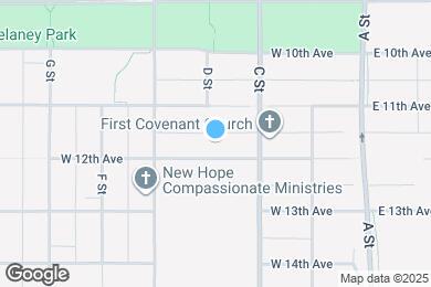 Map image of the property - 343 W 12th Ave