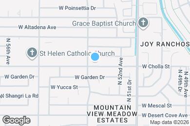 Map image of the property - 5256 W Cholla St