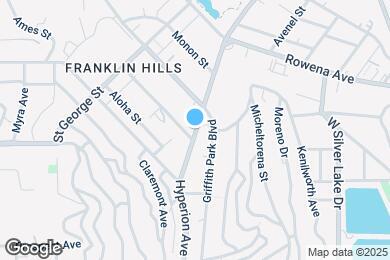 Map image of the property - 2611 Hyperion Ave