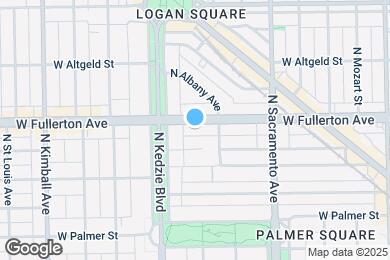 Map image of the property - 3125 W Fullerton Ave