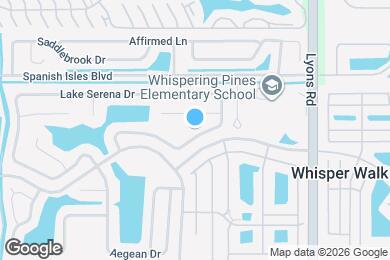 Map image of the property - 9296 Lake Serena Dr