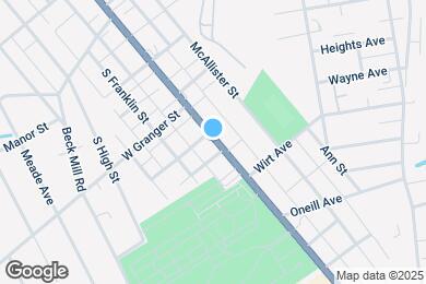 Map image of the property - 575 Baltimore St