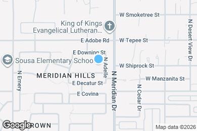 Map image of the property - 11535 E Dartmouth St