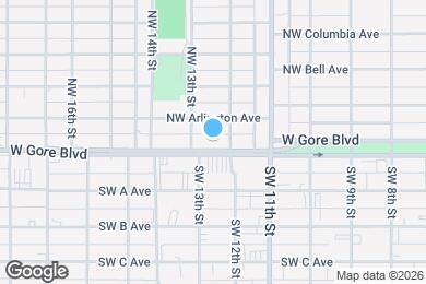 Map image of the property - 1207 W Gore Blvd