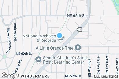 Map image of the property - 6125 Sand Point Way NE