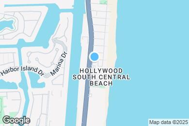 Map image of the property - 2101 S Ocean Dr