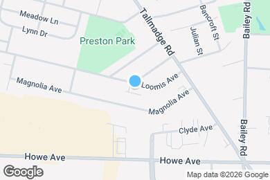 Map image of the property - 670 Loomis Ave