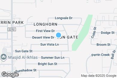 Map image of the property - 4422 Desert View Dr