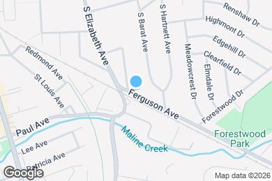 Map image of the property - 601 Ferguson Ave