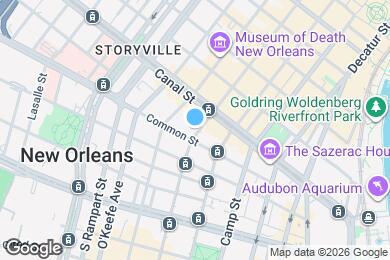 Map image of the property - 1725 Carondelet St