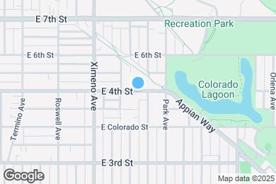 Map image of the property - 4640 E 4th St