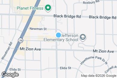 Map image of the property - 1426 N Randall Ave