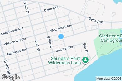 Map image of the property - 421 Michigan Ave