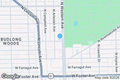 Map image of the property - 2400 W Balmoral Ave