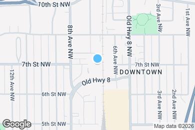 Map image of the property - Oaks Landing 55+ Apartments