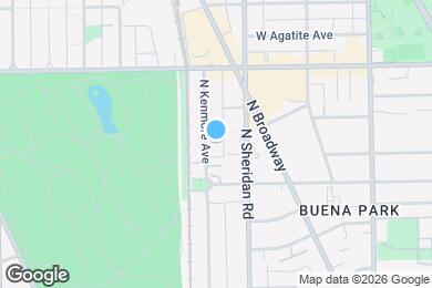 Map image of the property - 4237 N Kenmore Ave