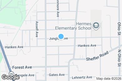 Map image of the property - 605 Jungles Ave