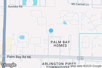 Map image of the property - Palm Bay Club