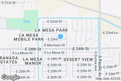 Map image of the property - 1347 E 23rd Pl
