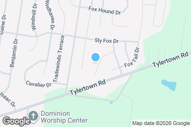 Map image of the property - 685 Fox Trail Ct