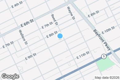 Map image of the property - 646 E 9th St