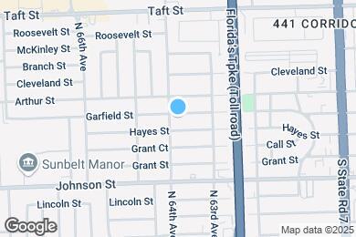 Map image of the property - 6332 Garfield St