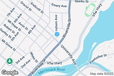 Map image of the property - 107 University Ave