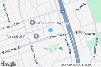 Map image of the property - 327 E Palomar St