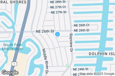 Map image of the property - 2532 NE 27th Ave
