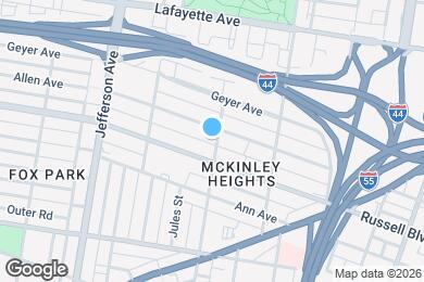 Map image of the property - 2015 McNair Ave
