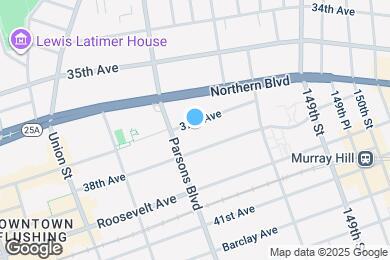 Map image of the property - 144-24 37th Ave