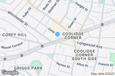Map image of the property - 1370 Beacon St