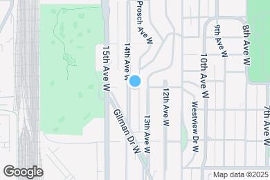 Map image of the property - 2572 14th Ave W