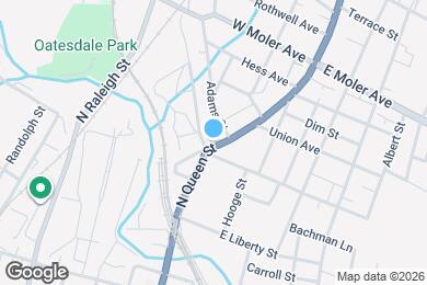 Map image of the property - 608 N Queen St