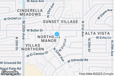 Map image of the property - 8412 N 32nd Ave