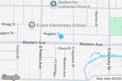 Map image of the property - 581 Western Ave