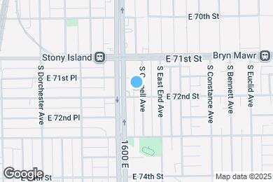 Map image of the property - 7150 S Cornell Ave