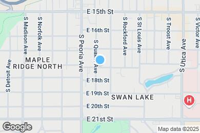 Map image of the property - 1337 E 17th Pl