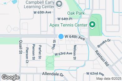 Map image of the property - 10785 W 63rd Pl