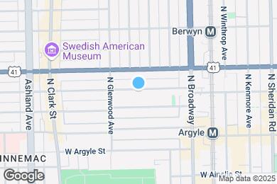 Map image of the property - 1333 W Winona St