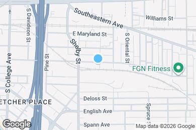 Map image of the property - 1145 Bates St