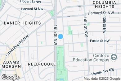 Map image of the property - âme at Meridian Hill