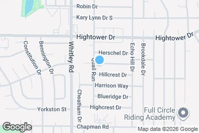 Map image of the property - 6004 Ridgecrest Dr