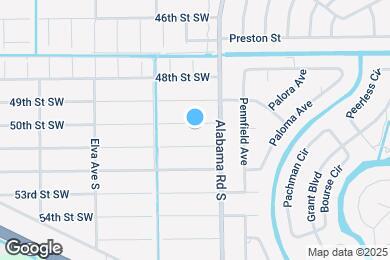 Map image of the property - 2507 50th St SW
