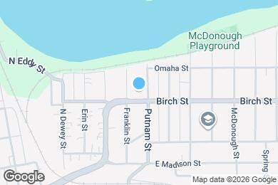 Map image of the property - 608 1/2 Putnam St
