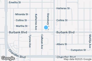 Map image of the property - 14143 Burbank Blvd