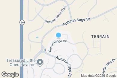 Map image of the property - 3645 Desert Ridge Cir