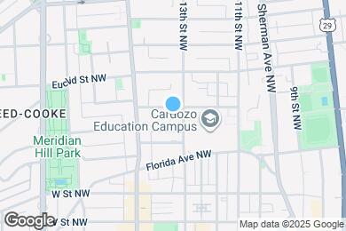 Map image of the property - 1308 Clifton St NW