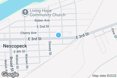 Map image of the property - 826 E 3rd St