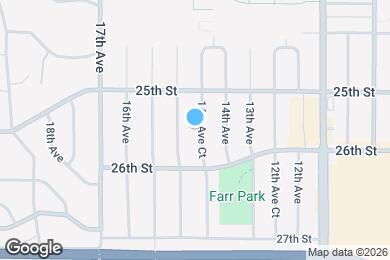 Map image of the property - 2525 14th Ave Ct
